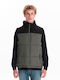Sleeveless Winter Jacket Puffer Olive-Black