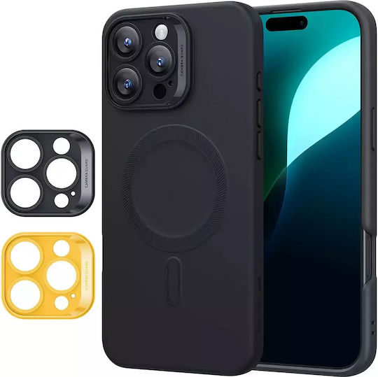 ESR Cloud Halolock Back Cover Silicone / Plastic 1.2mm Black (iPhone 16 Pro Max)