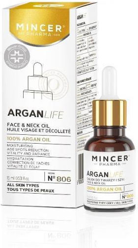 Mincer Pharma Argan Life Αnti-aging & Moisturizing Facial Oil with Vitamin E 15ml