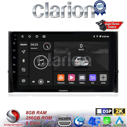 Clarion Ηχοσύστημα Αυτοκινήτου για Skoda Karoq 2016 > (Bluetooth/USB/WiFi/GPS/Apple-Carplay/Android-Auto)