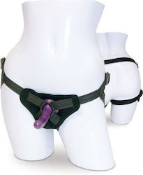 Sportsheets Harness με Dildo σε Μαύρο Χρώμα