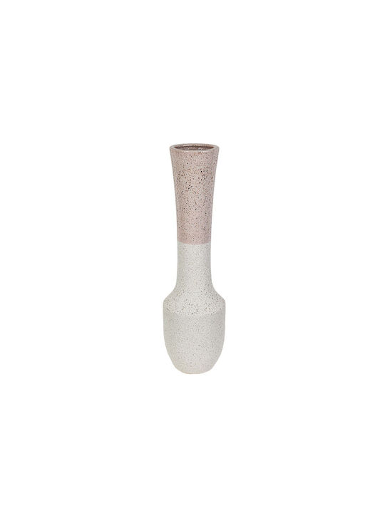 Romimex Vază Decorativă Ceramică Alb 19x19x68cm 1buc