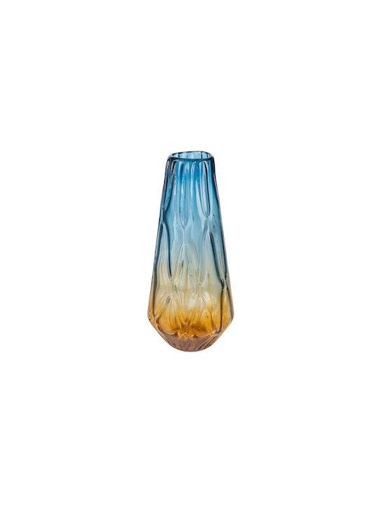 Romimex Decorative Vase Blue 20x20x45cm