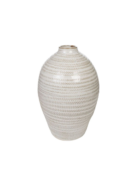 Romimex Decorative Vase Beige 24x24x35cm