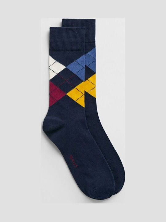 Gant Argyle Herren Socken Blue 1Pack