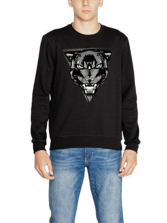 Antony Morato Herren Sweatshirt Schwarz