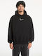 Signature Sweatshirt with Hood Black