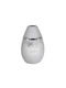 Romimex Decorative Vase Silver 18x18x28cm