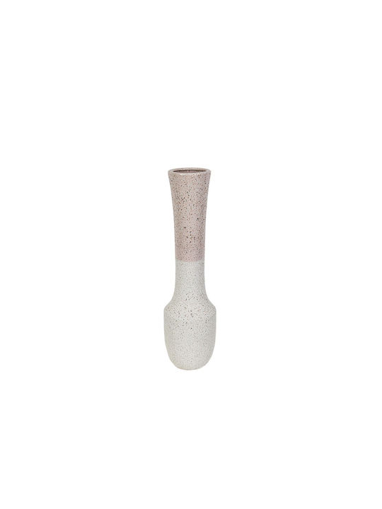 Romimex Decorative Vase White 15x15x59cm