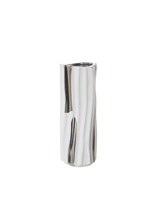 Alexandra House Living Decorative Vase White 11x11x29cm