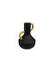 Romimex Decorative Vase Black 18x18x22cm