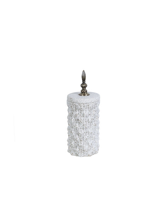 Romimex Decorative Vase Beige 12x12x32cm