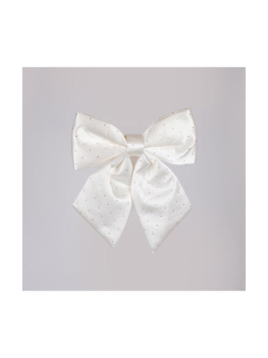 Hanging Bow Ornament White