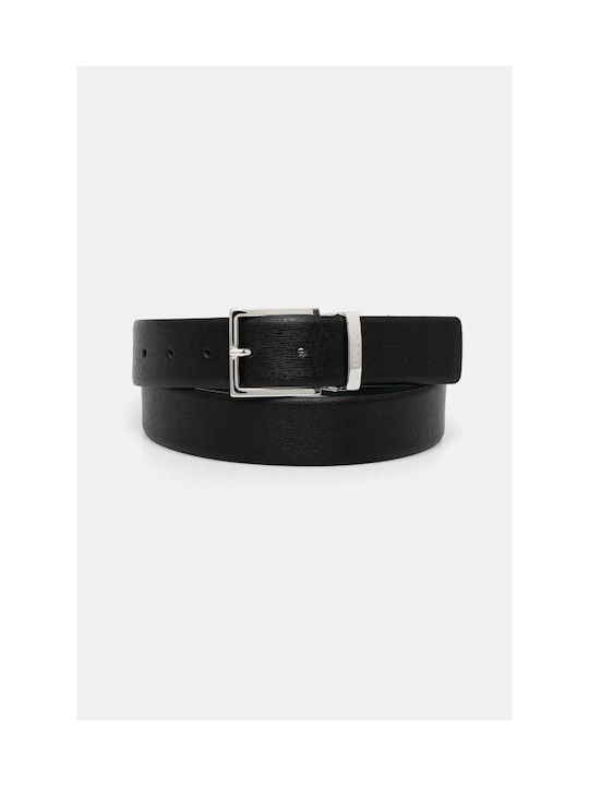 Hugo Men's Leather Double Sided Belt Black