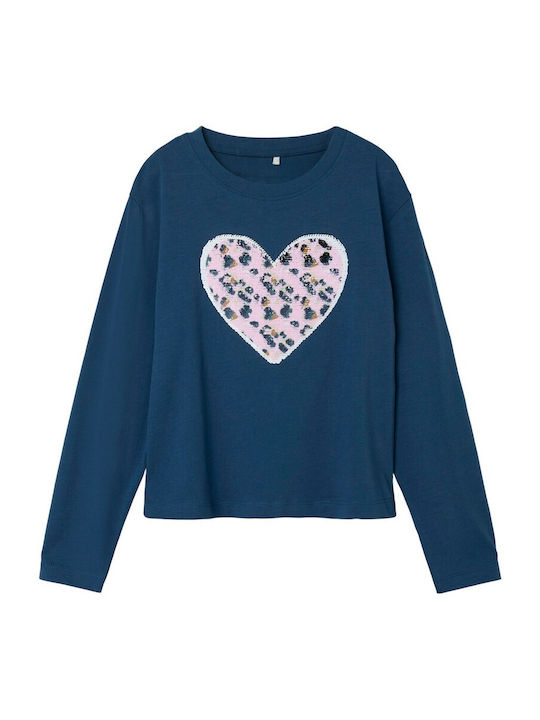 Brand Kids Blouse Long Sleeve dark blue