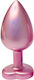 Dream Toys Gleaming Πρωκτική Σφήνα Large Ροζ 9.5cm