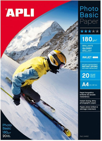 Apli Хартия за печат A4 180гр/кв.м 1x500 листове