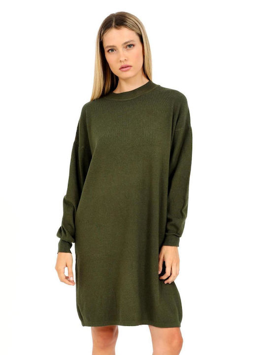 Doca Midi Dress Haki