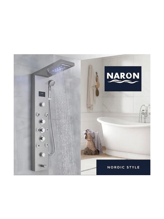 Naron Hydro-Massage-Säule Silber