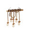 Pakketo Ropily Adjustable Pendant Light Copper with Rope for Socket E27 80x100x100cm