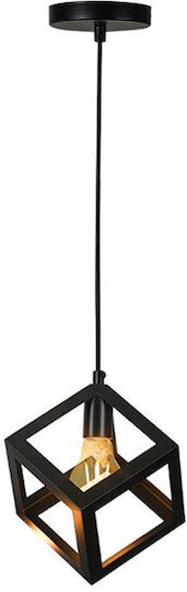 Pakketo Kibe Κρεμαστό Φωτιστικό Μαύρο με Ντουί E27 22x28εκ.