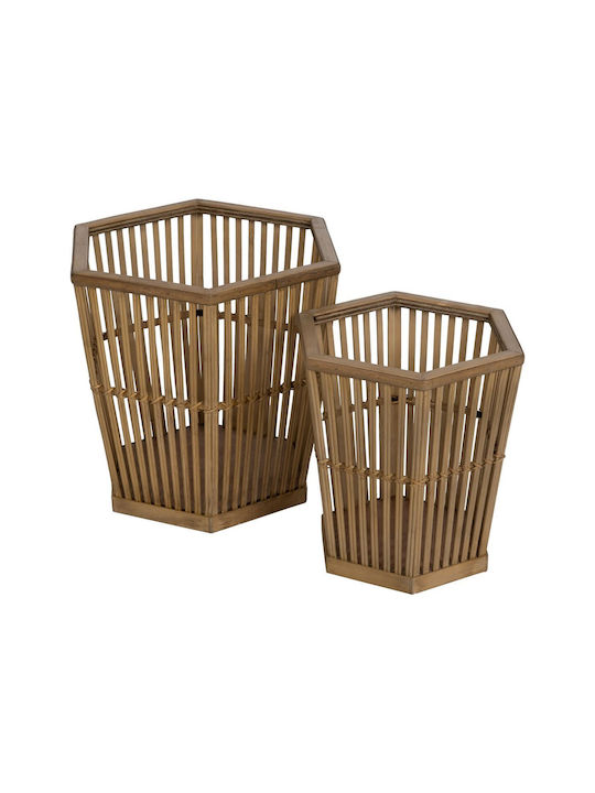 BigBuy Planter Box Natural Bamboo S8806396