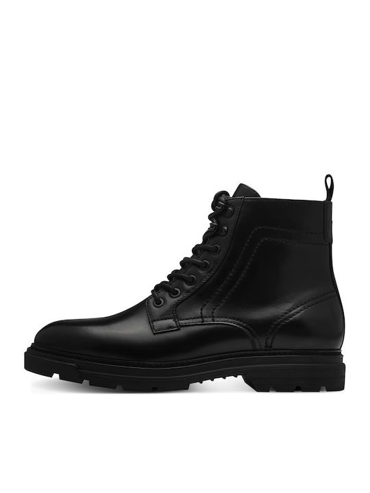 Leather Black Boots Anatomical