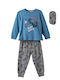 Evita Kinder Schlafanzug Winterlich Sky Blue