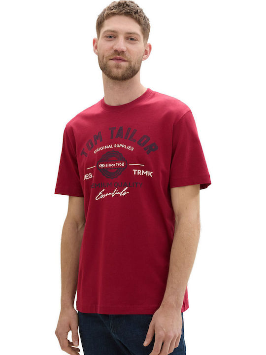 Tom Tailor Тениска Deep Red