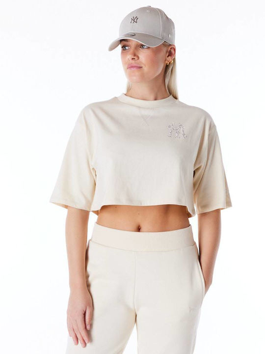 New Era Women's Crop T-shirt Sand