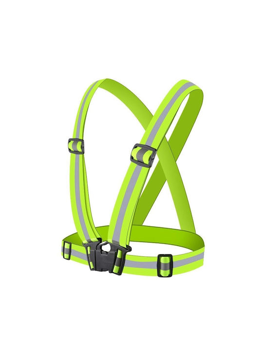 Adjustable Reflective Harness A Running Bike Yellow
