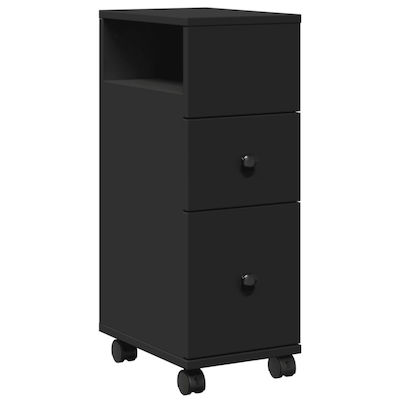 vidaXL Cabinet de baie L23xA33xÎ65cm Negru