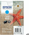 Epson 603 InkJet Printer Ink Cyan