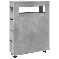 vidaXL Ντουλάπι Μπάνιου 65x23x90cm Γκρι