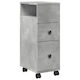 vidaXL Bathroom Cabinet L23xW33xH65cm Gray