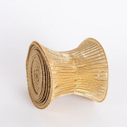 Spiral Ribbon Gold Metallic 5x12cm
