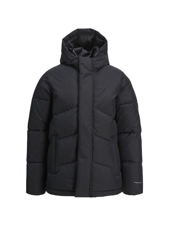 Jack & Jones Kids Casual Jacket with Hood Black