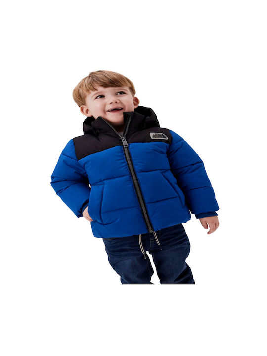 Name It Kids Casual Jacket with Hood Black-blue