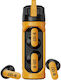 The Transformers TF-T11 In-ear Bluetooth Handsfree Ακουστικά με Θήκη Φόρτισης Κίτρινα