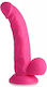 XR Dildo με Όρχεις και Βεντούζα Ροζ