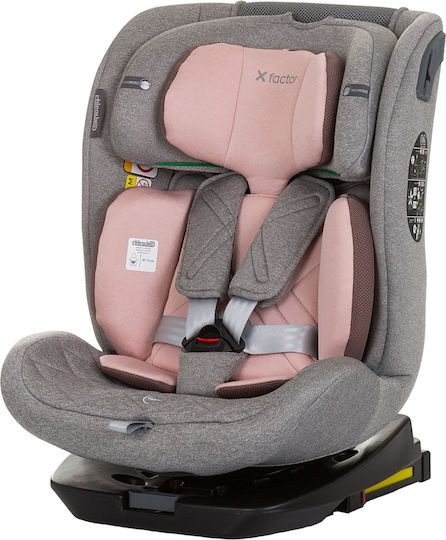 Chipolino X Factor Καθισματάκι Αυτοκινήτου i-Size με Isofix Flamingo 0-36 kg