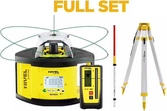 Nivel Rotary Laser with Tripod & Rod nivel-nl540g-digital-full-set