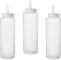 Soßenspender-Flaschenset 3 Stück Transparent 0,7l Hendi 557952 Soßenspender-Flaschenset 3 Stück Transparent 0,7l Hendi 557952