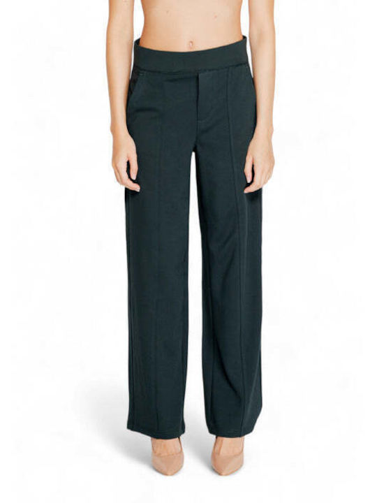 Street One Women's Fabric Trousers Green