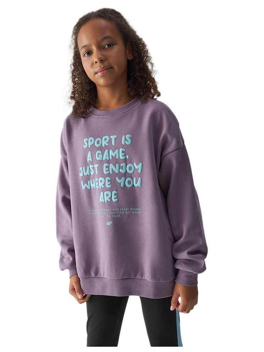 4F Kids Sweatshirt Purple