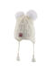 Kids Beanie Knitted White