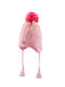 Kids Beanie Knitted Pink