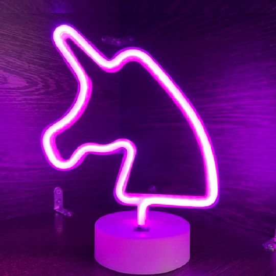 Παιδικό Διακοσμητικό Φωτιστικό Neon Ροζ