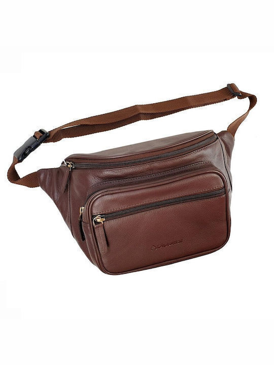 Magazin online pentru femei Piele Bum Bag pentru Talie Maro
