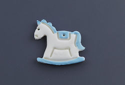 Horse H14611 Light Blue 4.5 × 4 Cm Nv-51-01000-...